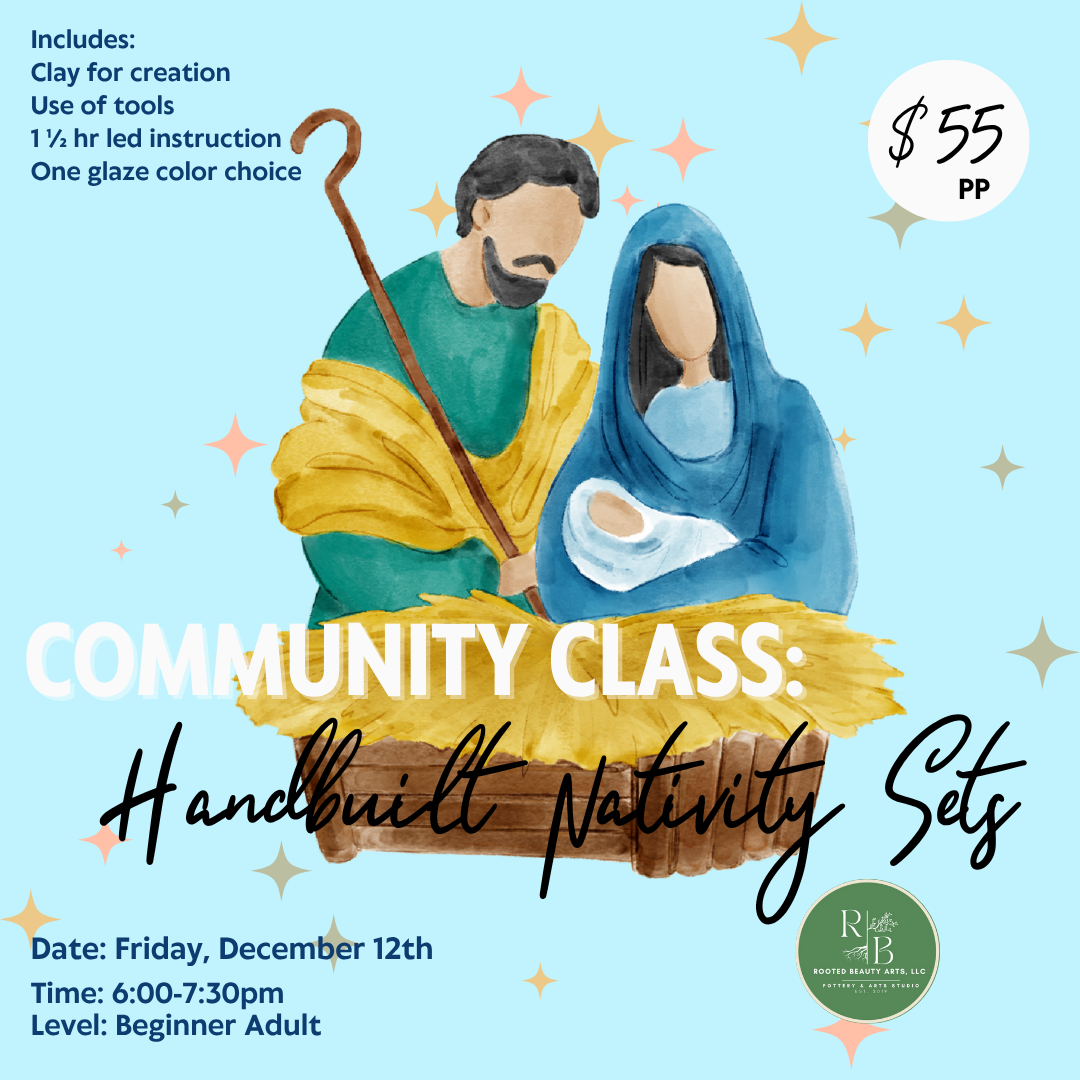 Community Class: Handbuilt Nativity Sets
