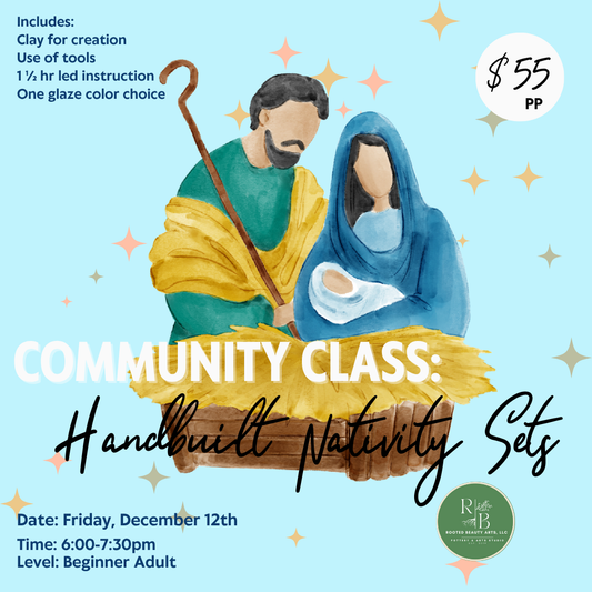 Community Class: Handbuilt Nativity Sets