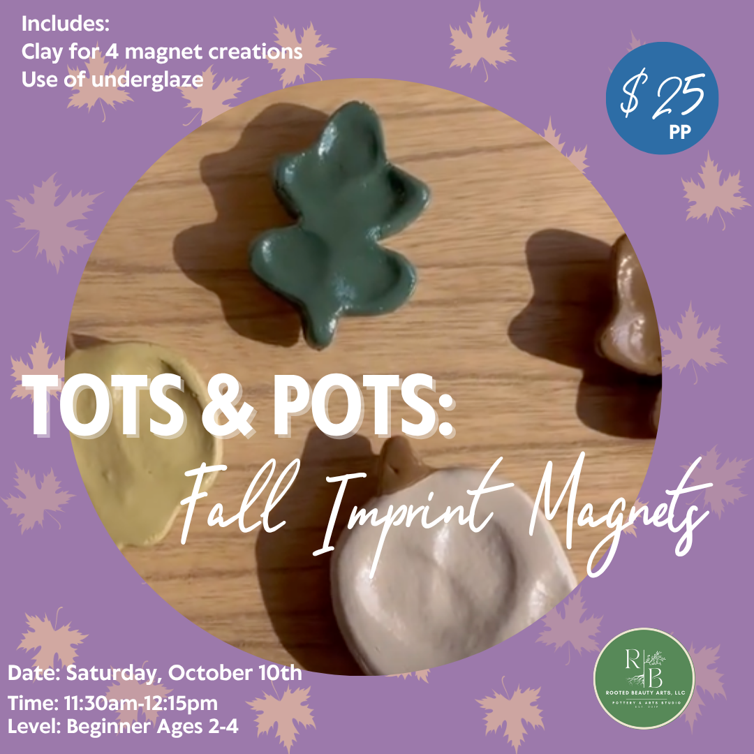 Tots & Pots: Fall Imprint Magnets