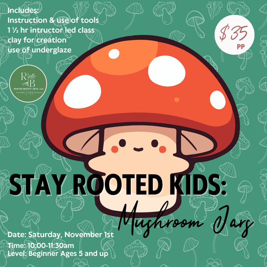 Stay Rooted Kids & Family: Mushroom Jars