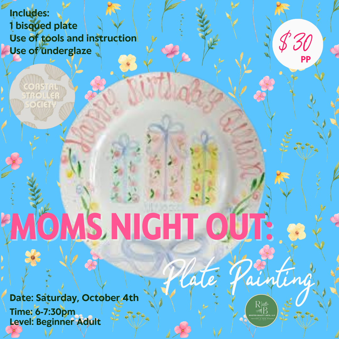 Moms Night Out: Plate Painting Party