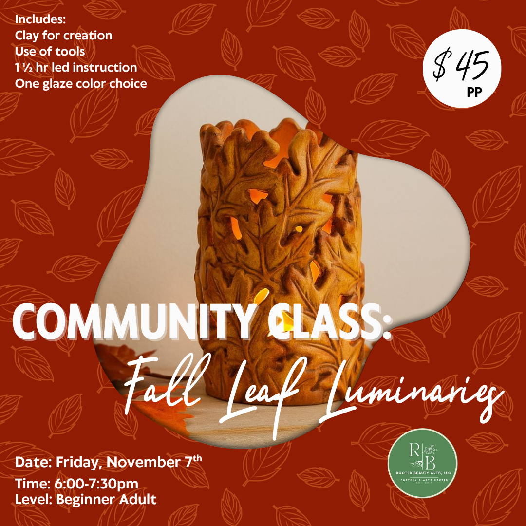 Community Class: Fall Leaf Luminaries
