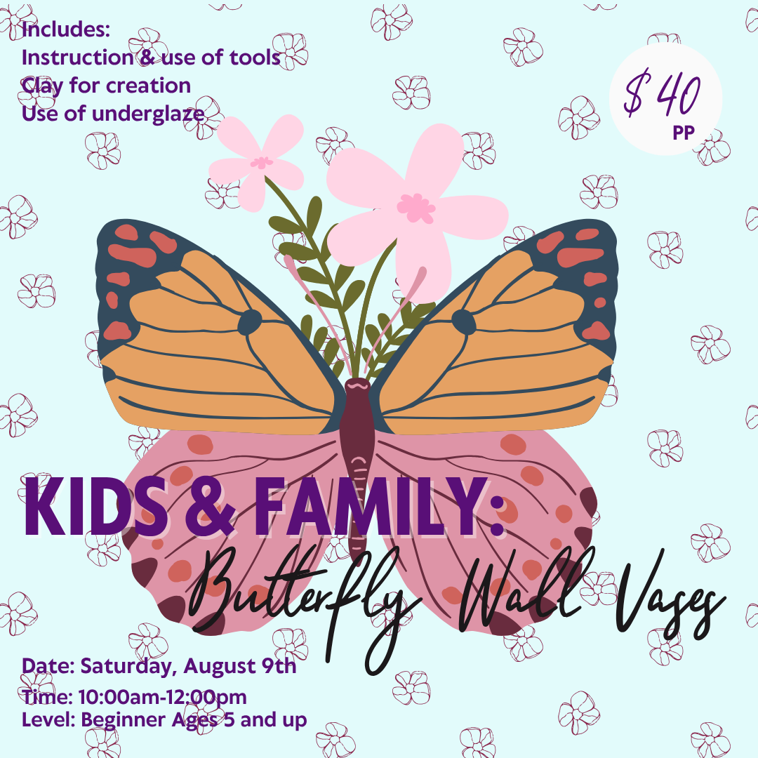 Stay Rooted Kids & Family: Butterfly Wall Vases