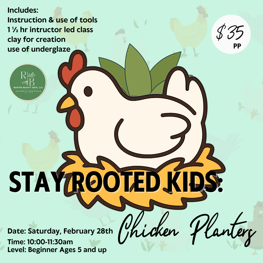 Stay Rooted Kids & Family: Chicken Planters