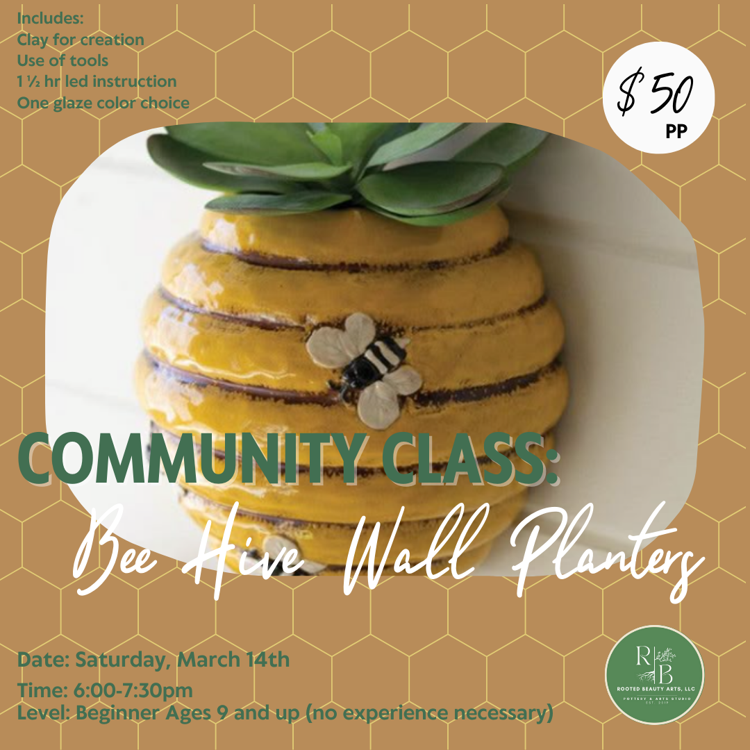 Community Class: Beehive Wall Planters