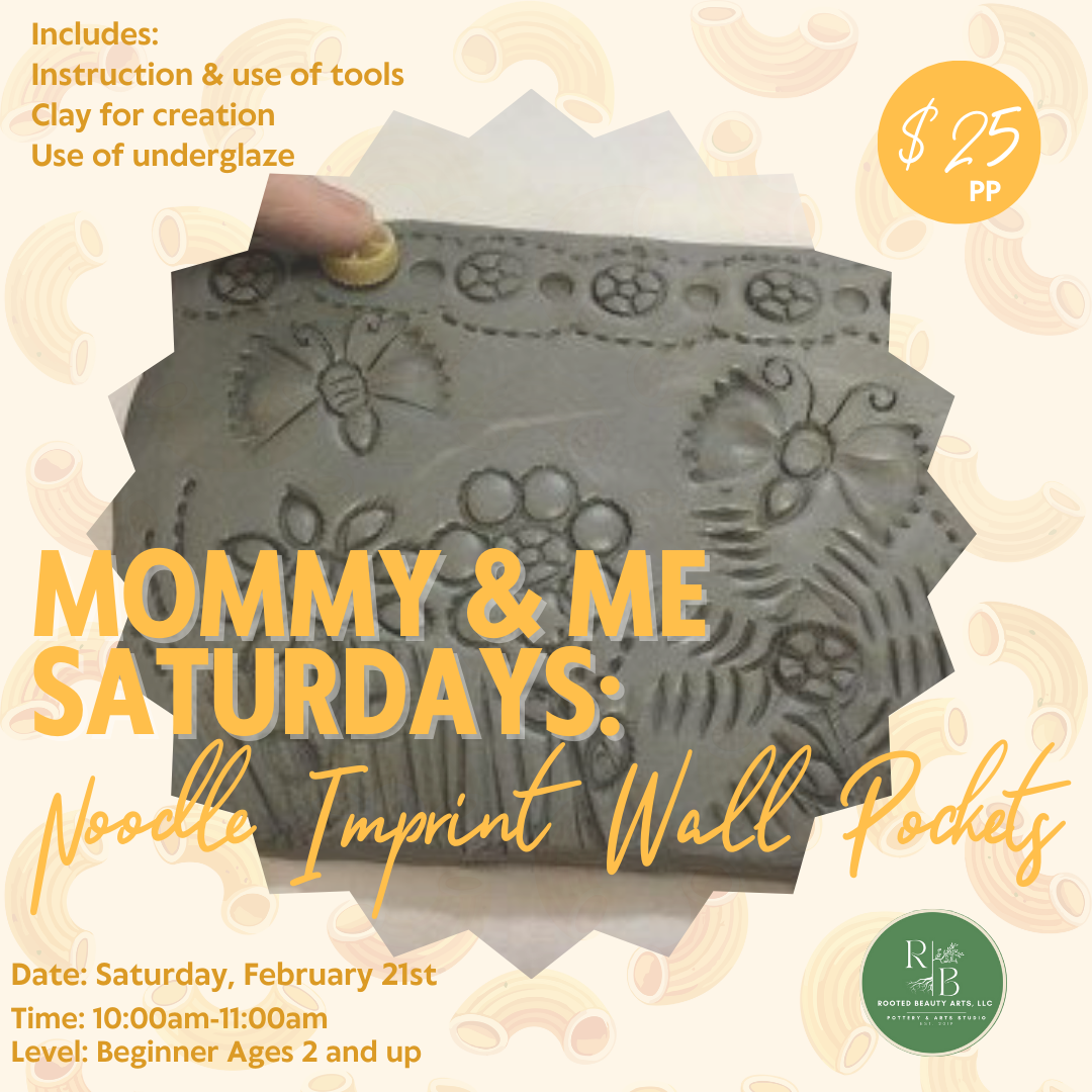 Mommy & Me: Noodle Imprint Wall Pockets