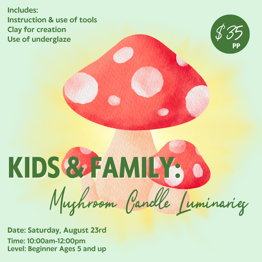 Stay Rooted Kids & Family: Mushroom Candle Luminaries