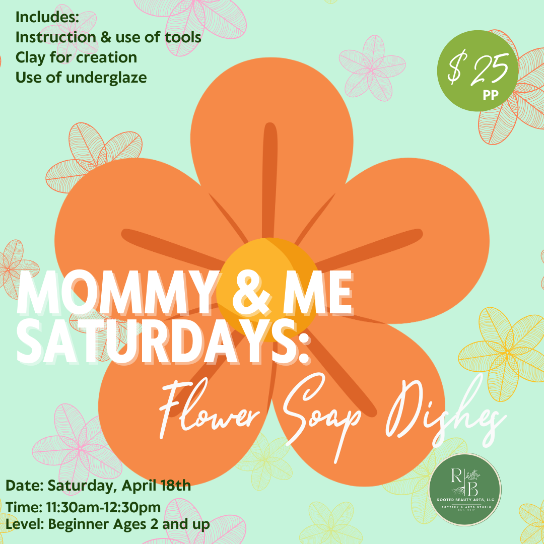 Mommy & Me: Flower Soap Dishes
