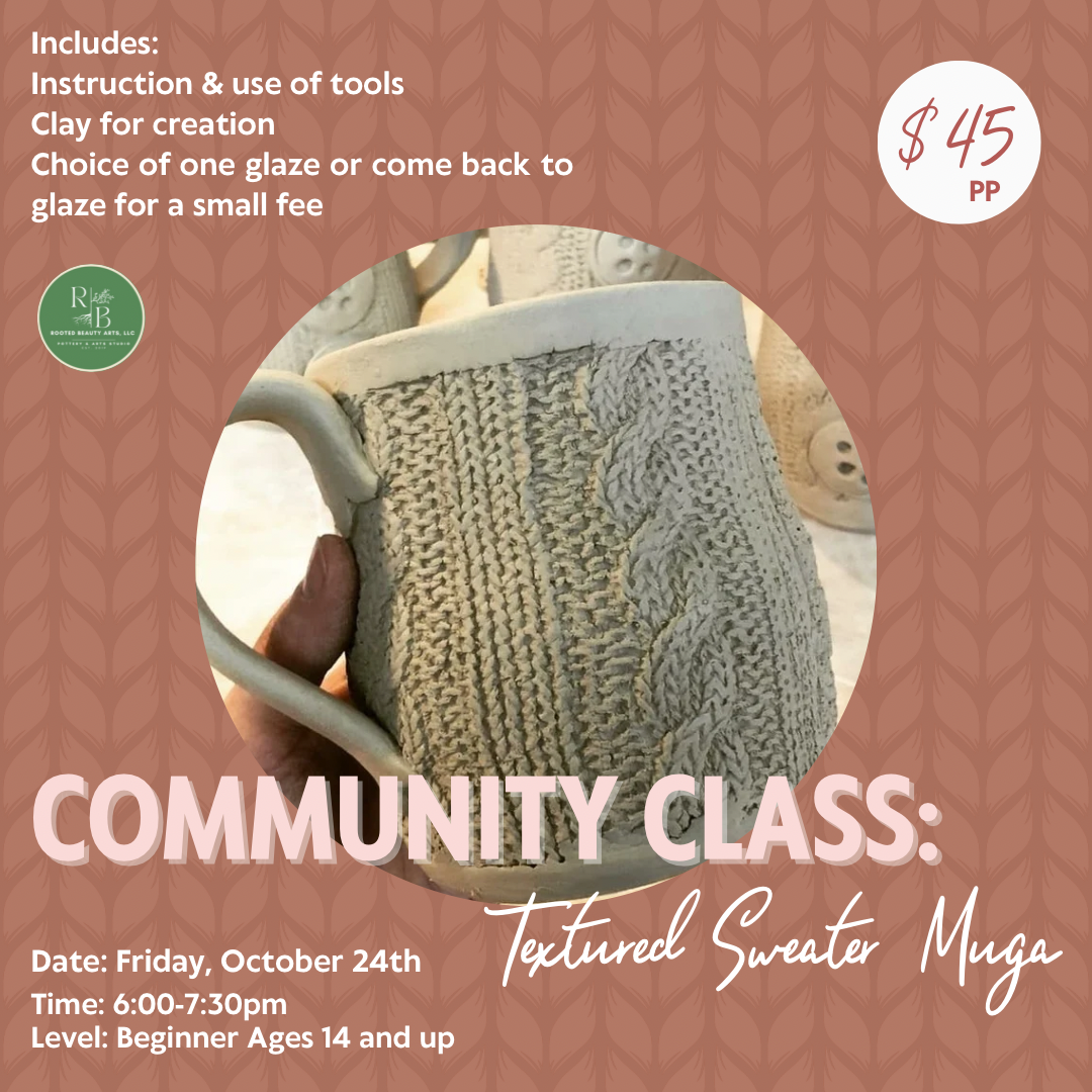 Community Class: Textured Sweater Mugs