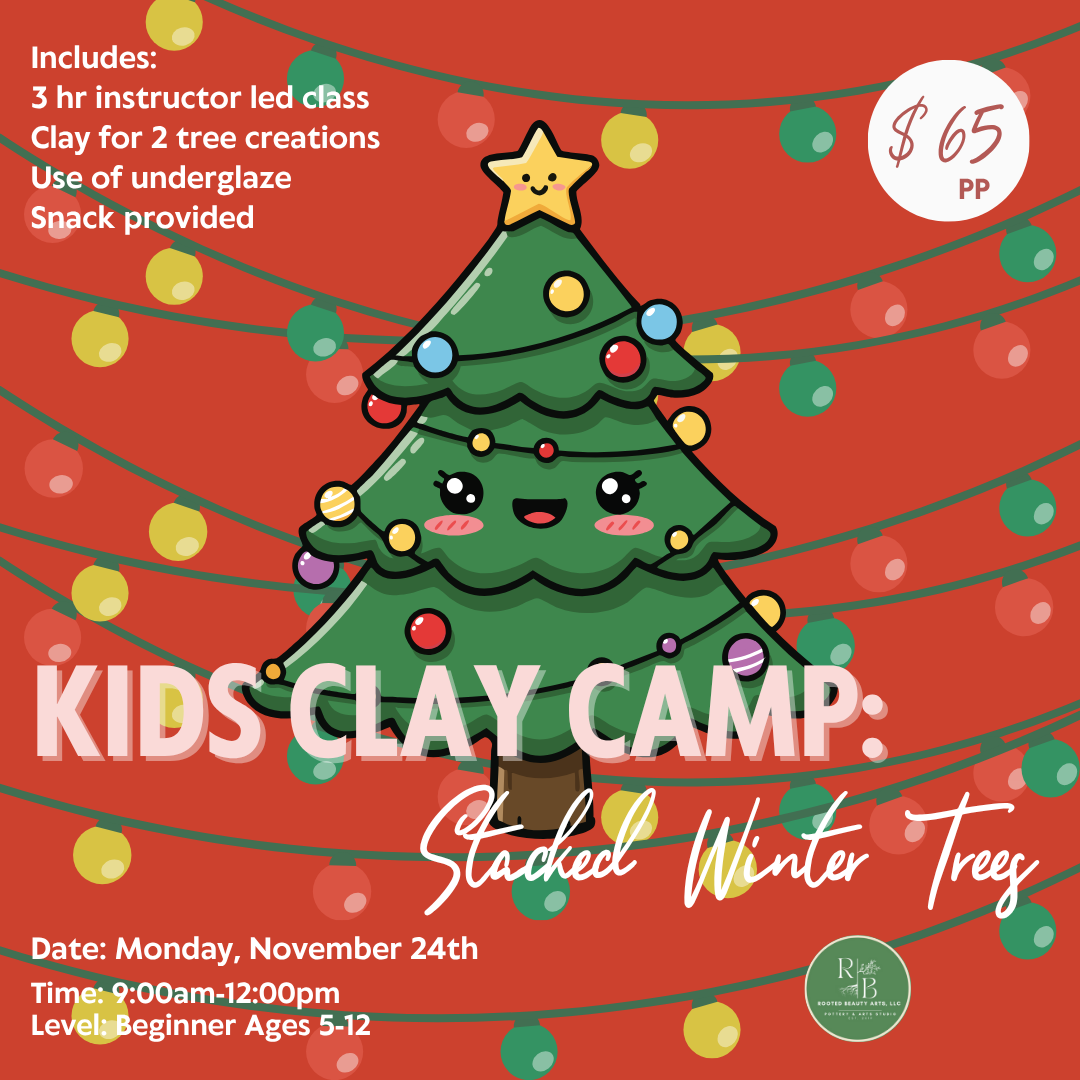 November 24th One Day Kids Camp: Stacked Winter Trees