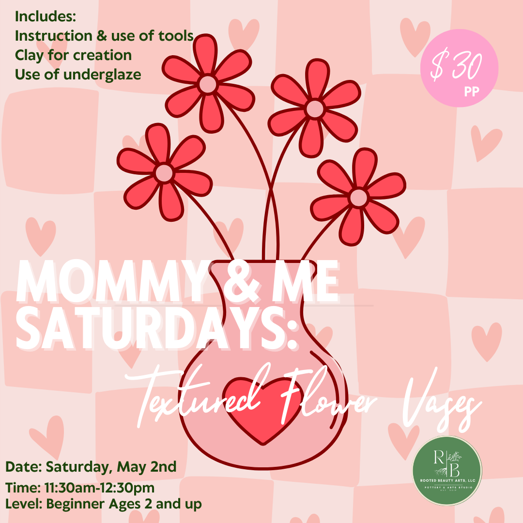 Mommy & Me: Textured Flower Vases