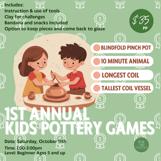 1st Annual Kid Pottery Games 2025