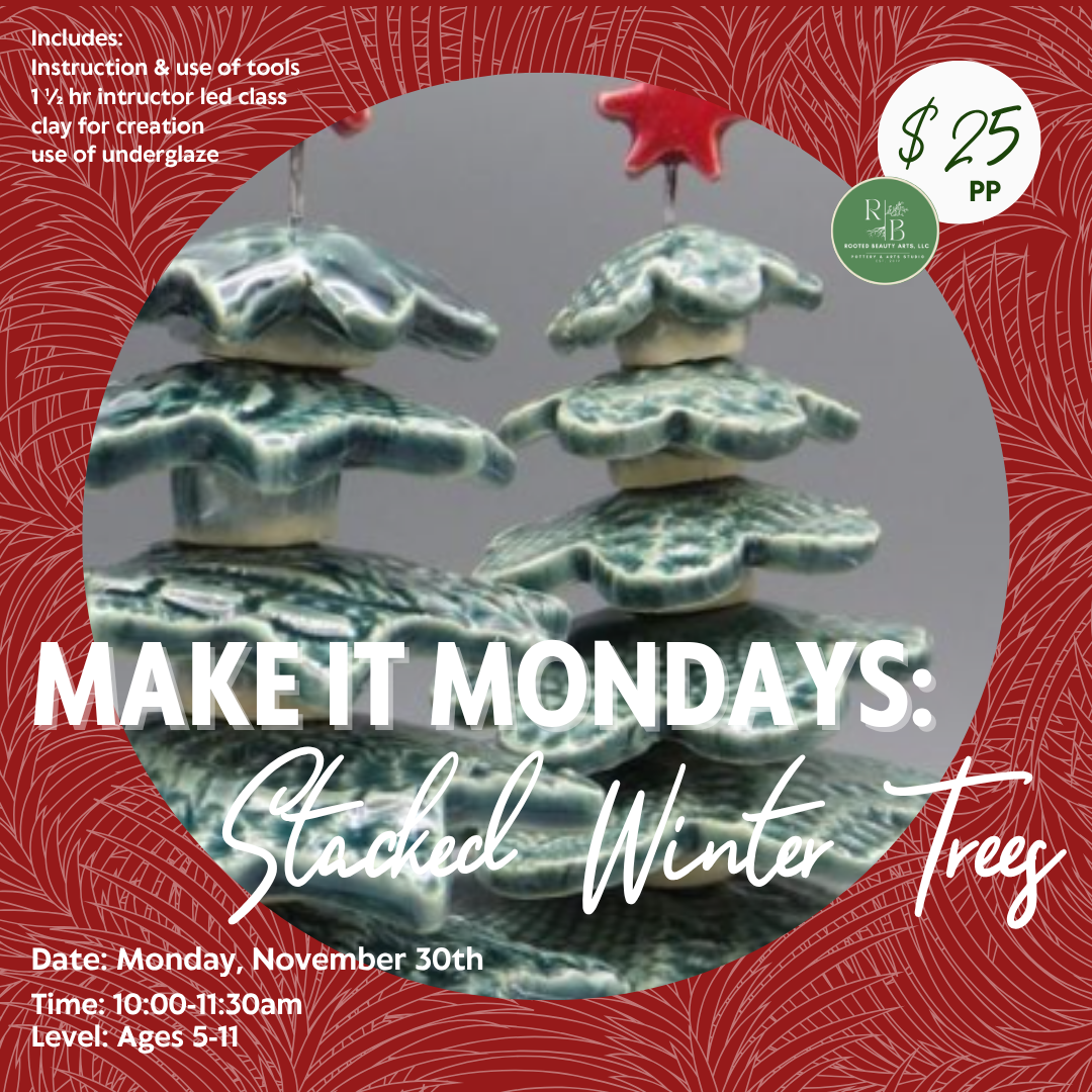Make It Mondays: Stacked Winter Trees