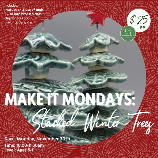 Make It Mondays: Stacked Winter Trees