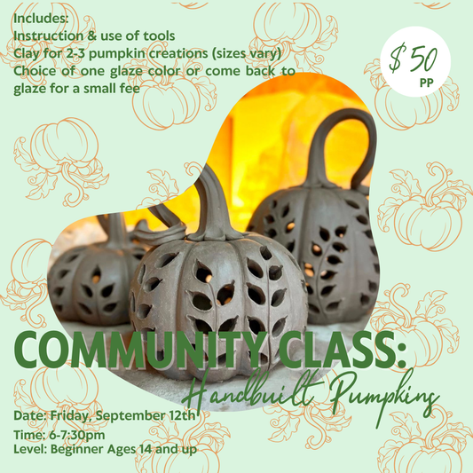 Community Class: Handbuilt Pumpkins