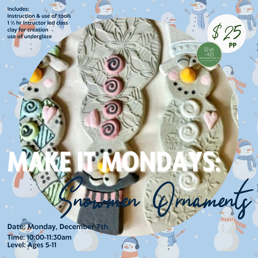 Make It Mondays: Snowmen Ornaments