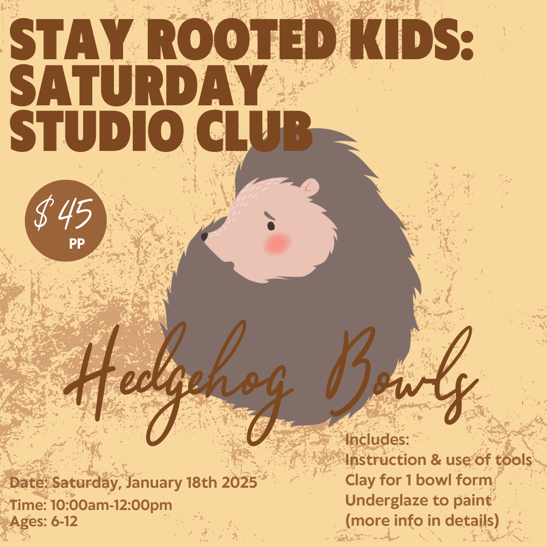 Saturday Studio Club: Clay Hedgehog Bowls