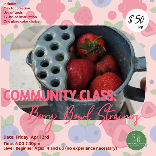 Community Class: Berry Bowl Strainers