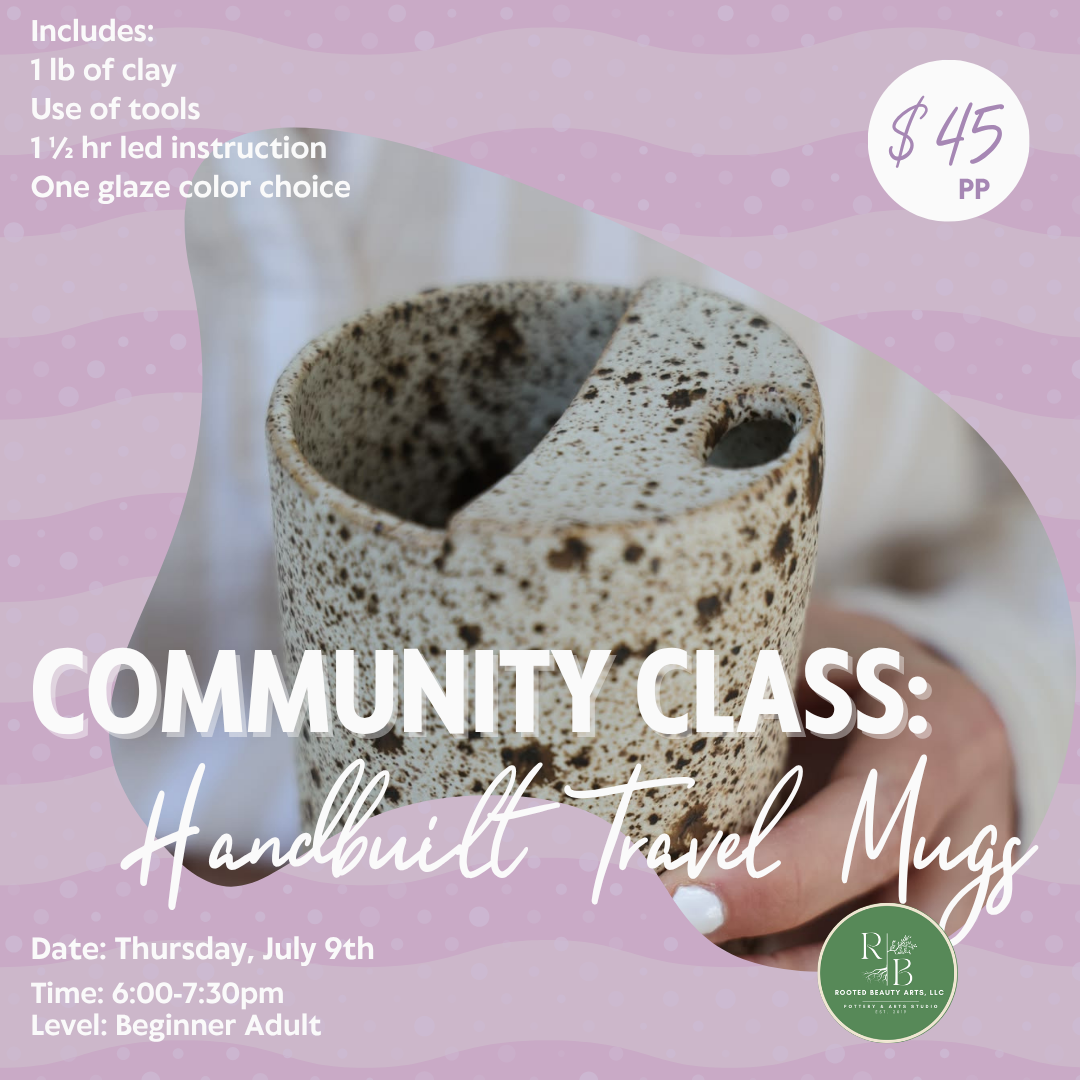 Community Class: Handbuilt Travel Mugs