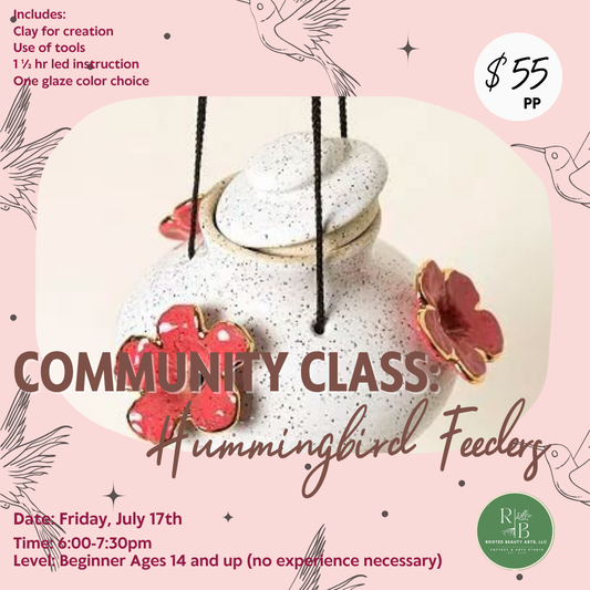 Community Class: Hummingbird Feeders
