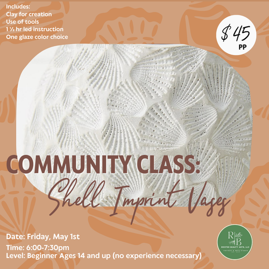 Community Class: Shell Imprint Vases