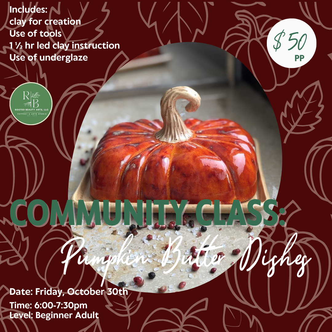 Community Class: Pumpkin Butter Dishes