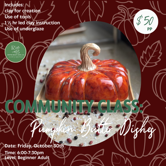Community Class: Pumpkin Butter Dishes