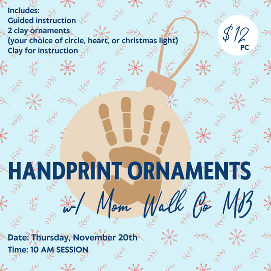 Mom Walk Collective MB Ornament Workshop AM Session