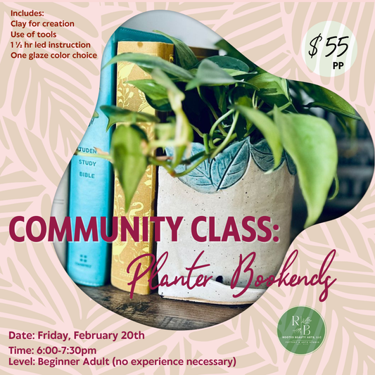 Community Class: Planter Bookends