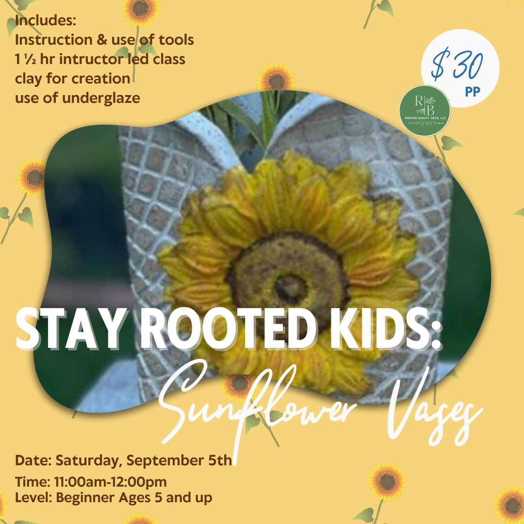 Stay Rooted Kids & Family: Sunflower Vases