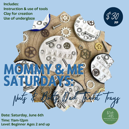 Mommy & Me: Nut & Bolt Dad Trinket Trays