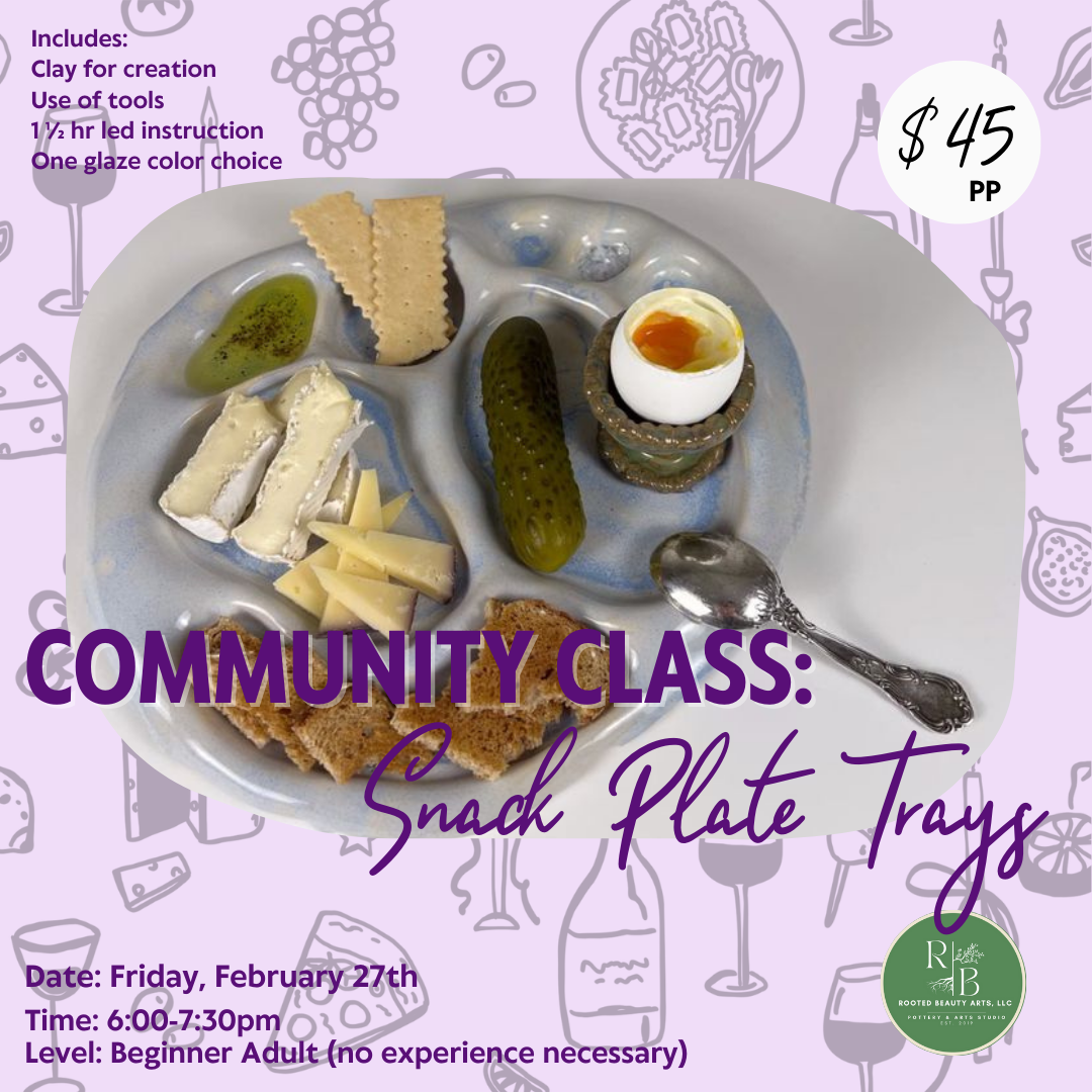 Community Class: Snack Plate Trays