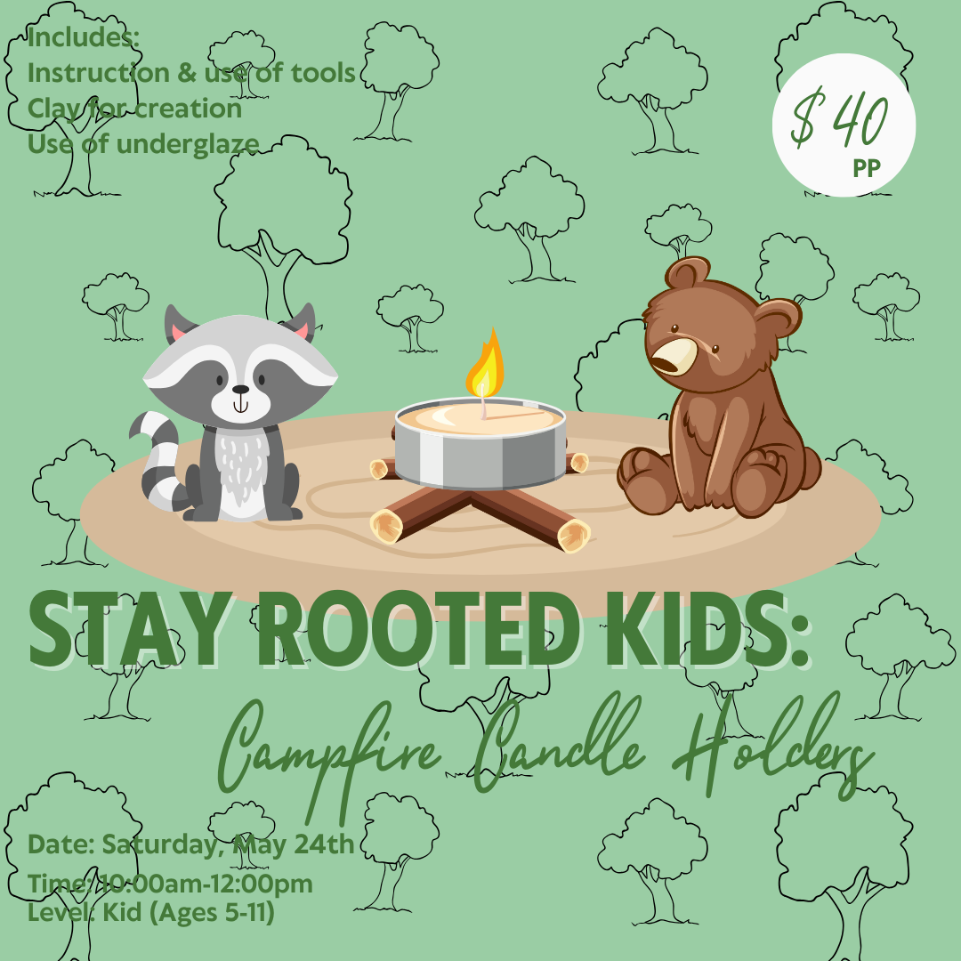 Stay Rooted Kids: Campfire Candle Holders