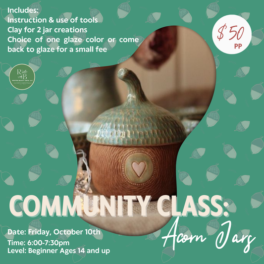 Community Class: Acorn Jars