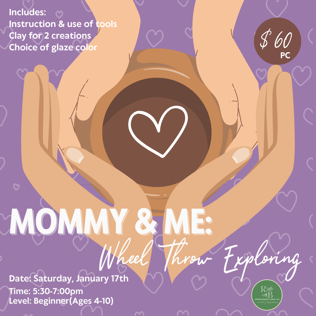 January Mommy & Me: Wheel Throw Exploring
