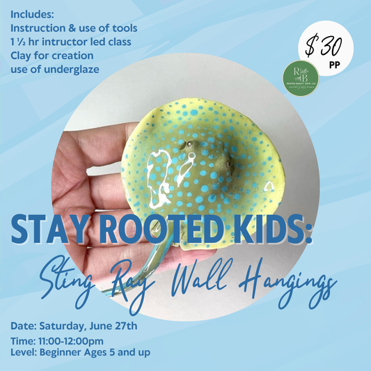 Stay Rooted Kids & Family: Sting Ray Wall Hangings