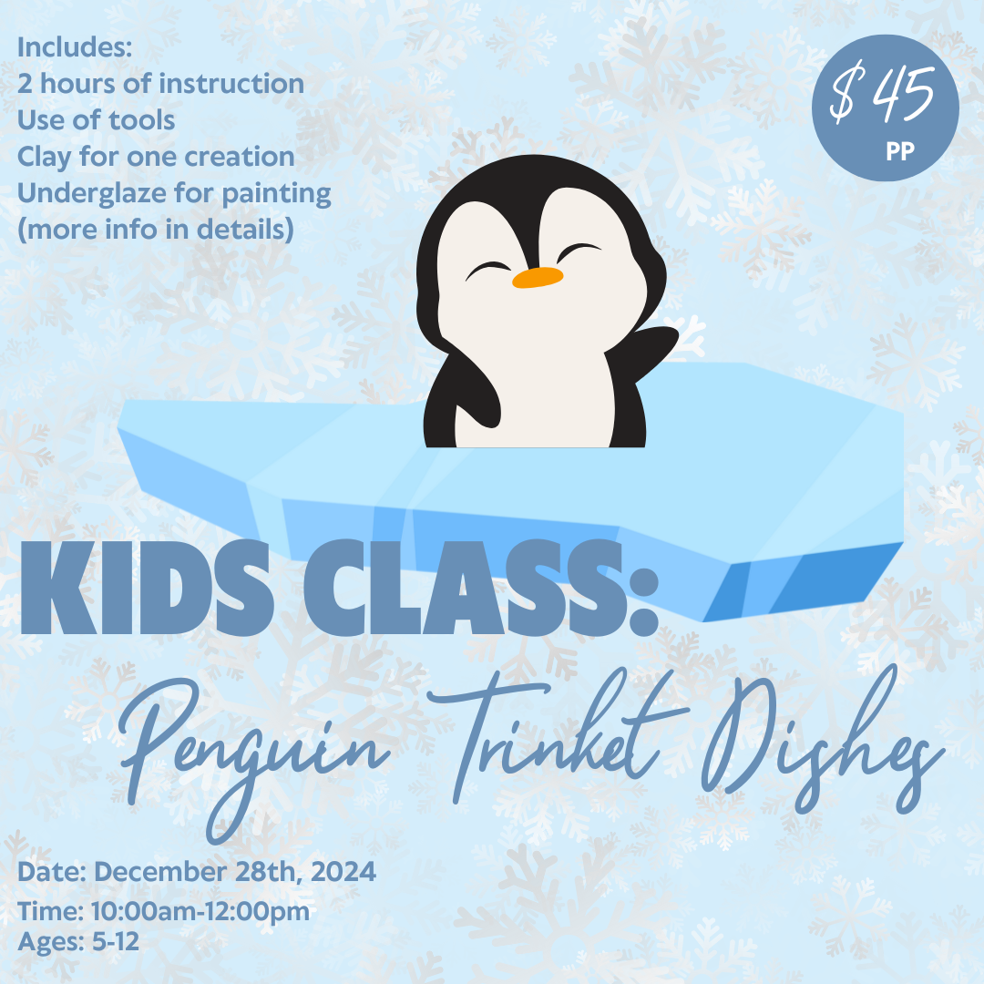 Kids 5-12: Penguin Trinket Dishes