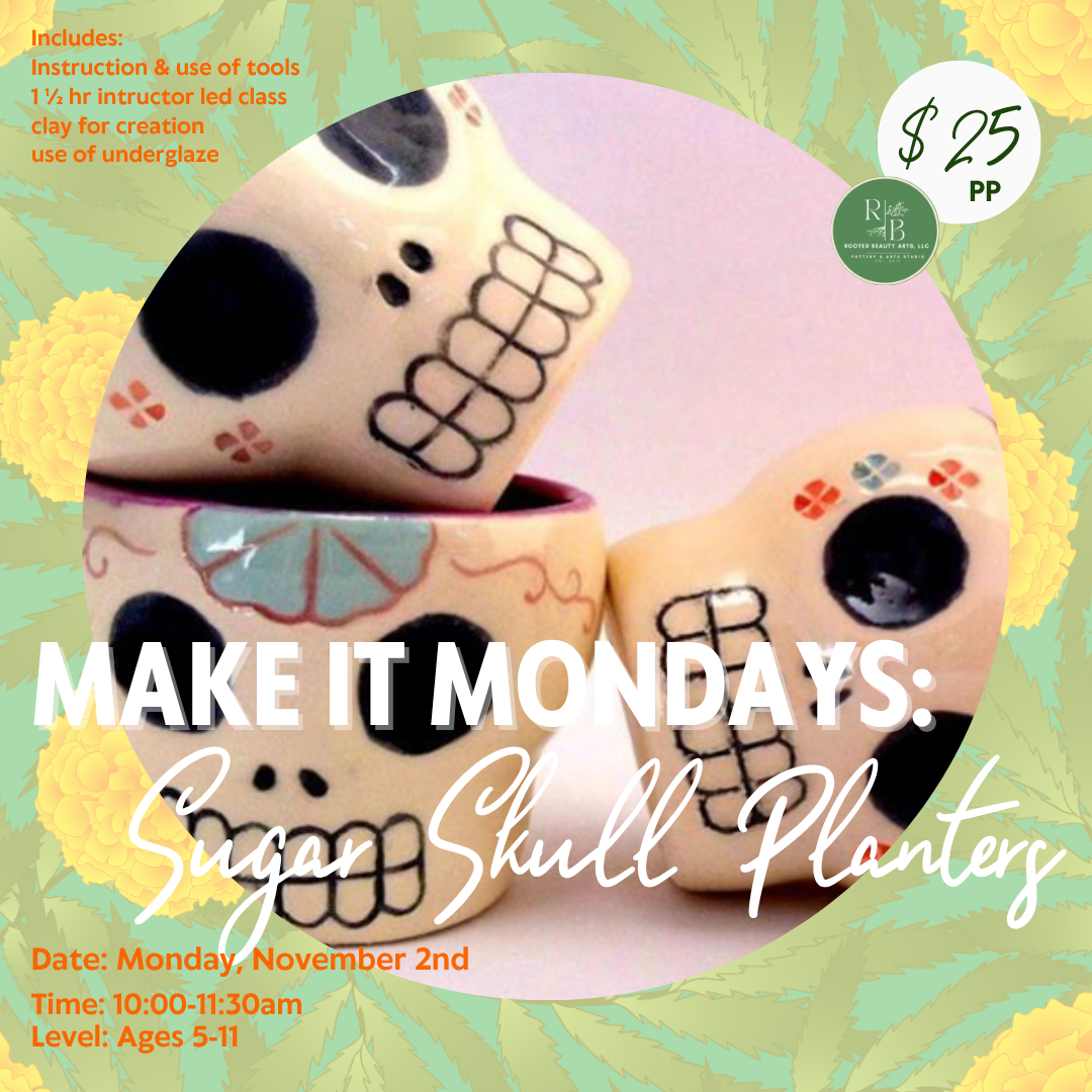 Make It Mondays: Sugar Skull Planters