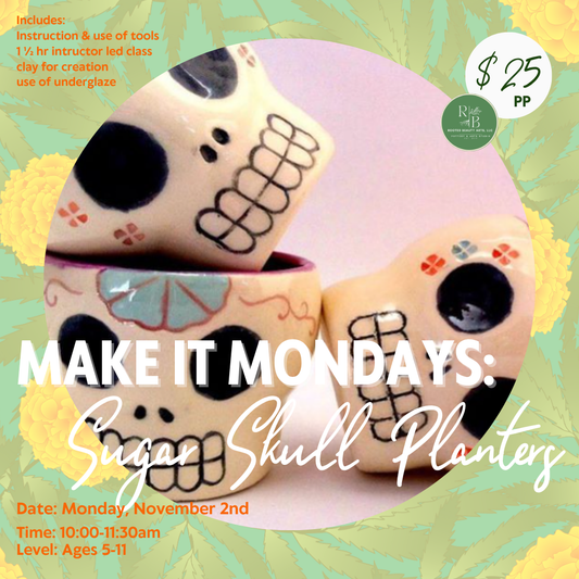 Make It Mondays: Sugar Skull Planters