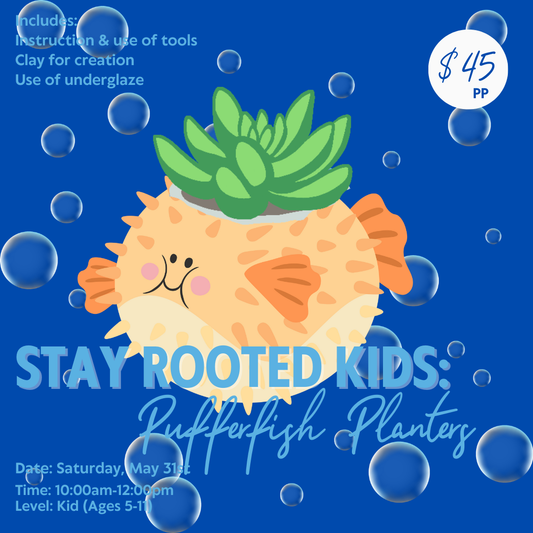 Stay Rooted Kids: Pufferfish Planters